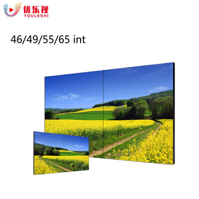 주문 55인치 1920*1080 LCD 비디오 벽 패널 89° 관점 ODM OEM online manufacture