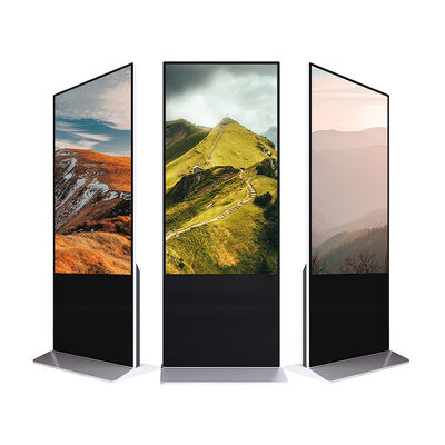 購入 50インチ屋内スリムデジタルサイネージ 350ニト輝度 8ms応答速度 5000:1コントラスト比 インタラクティブディスプレイ画面 online manufacture