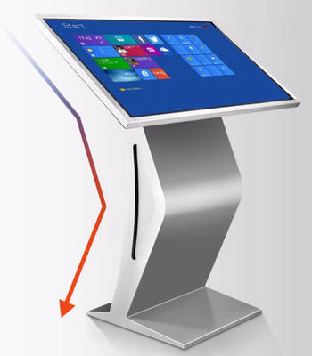 65 Inch Waterproof HD Capacitive Touch Screen Digital Signage Quick Setup Exhibition Use