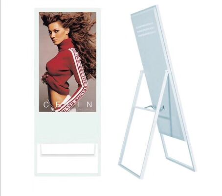 Wireless Sync 55 Inch Digital Signage Floor Standing Digital Signage With Stable Base